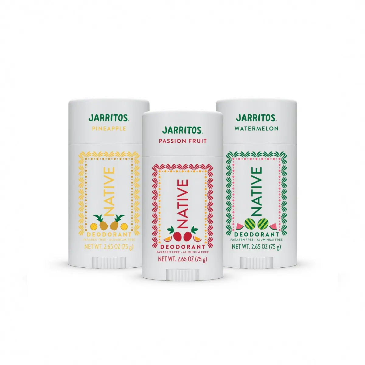 NATIVE Deodorant Stick Discovery 3-Pack - Aluminum-Free, 72-Hour Odor Protection, Natural Ingredients, Paraben-Free, Phthalate-Free, Sulfate-Free